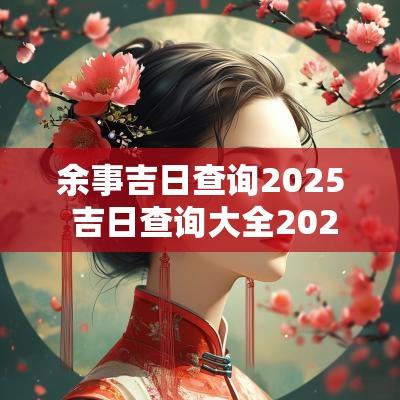 余事吉日查询2025 吉日查询大全2025年