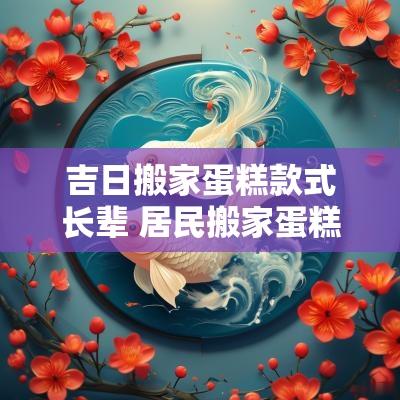 吉日搬家蛋糕款式长辈 居民搬家蛋糕款式