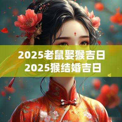 2025老鼠娶猴吉日 2025猴结婚吉日