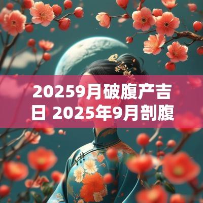 20259月破腹产吉日 2025年9月剖腹产吉日