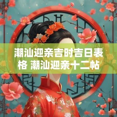 潮汕迎亲吉时吉日表格 潮汕迎亲十二帖写法