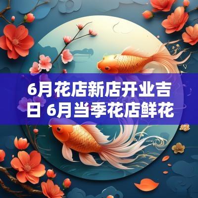 6月花店新店开业吉日 6月当季花店鲜花有哪些