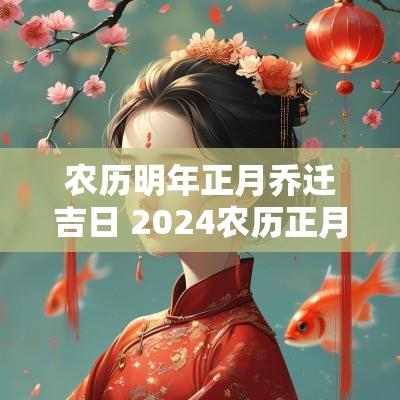 农历明年正月乔迁吉日 2025农历正月乔迁吉日