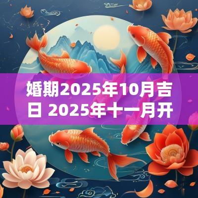 婚期2025年10月吉日 2025年十一月开业吉日