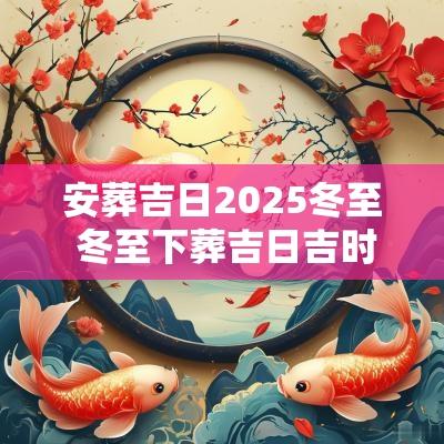 安葬吉日2025冬至 冬至下葬吉日吉时查询表
