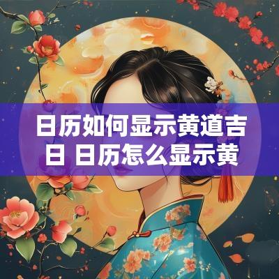 日历如何显示黄道吉日 日历怎么显示黄历
