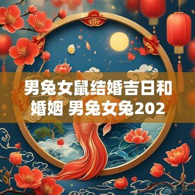 男兔女鼠结婚吉日和婚姻 男兔女兔2025结婚吉日