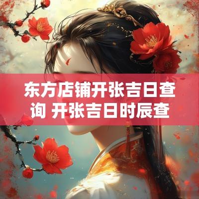 东方店铺开张吉日查询 开张吉日时辰查询表