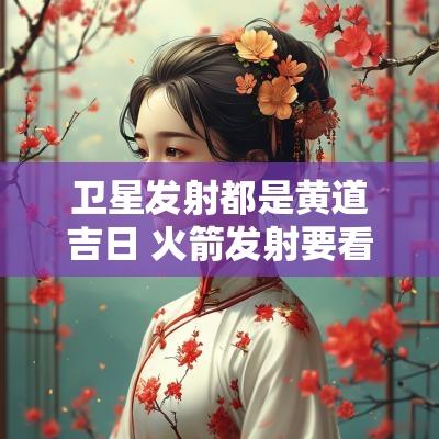 卫星发射都是黄道吉日 火箭发射要看黄道吉日吗