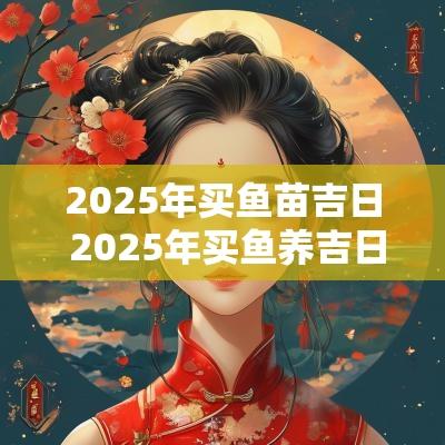 2025年买鱼苗吉日 2025年买鱼养吉日