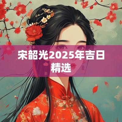宋韶光2025年吉日精选