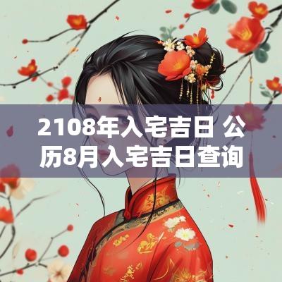 2108年入宅吉日 公历8月入宅吉日查询