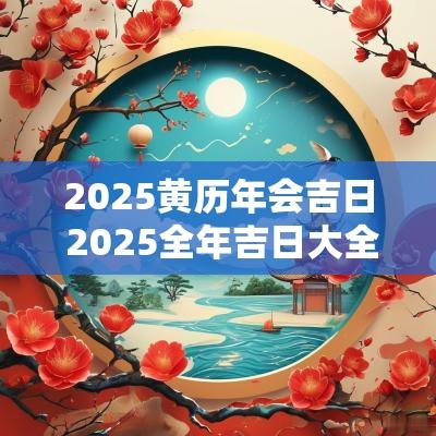 2025黄历年会吉日 2025全年吉日大全