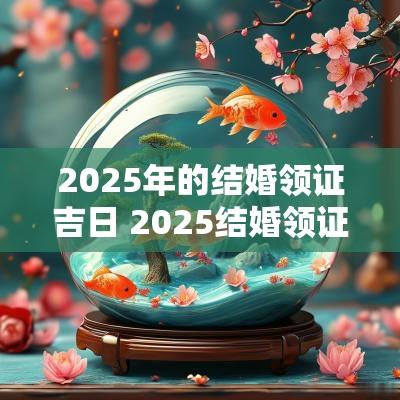 2025年的结婚领证吉日 2025结婚领证良辰吉日
