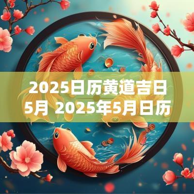 2025日历黄道吉日5月 2025年5月日历表黄道吉日