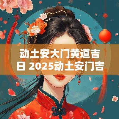 动土安大门黄道吉日 2025动土安门吉日