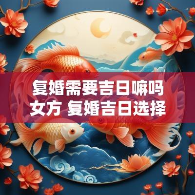 复婚需要吉日嘛吗女方 复婚吉日选择2025年