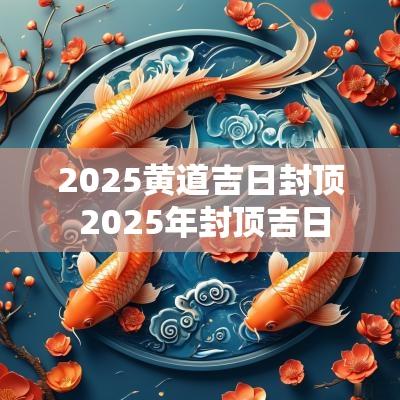 2025黄道吉日封顶 2025年封顶吉日 2025黄道吉日封顶 2025年封顶吉日