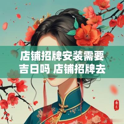 店铺招牌安装需要吉日吗 店铺招牌去哪里安装