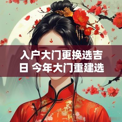 入户大门更换选吉日 今年大门重建选吉日