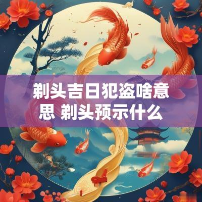 剃头吉日犯盗啥意思 剃头预示什么