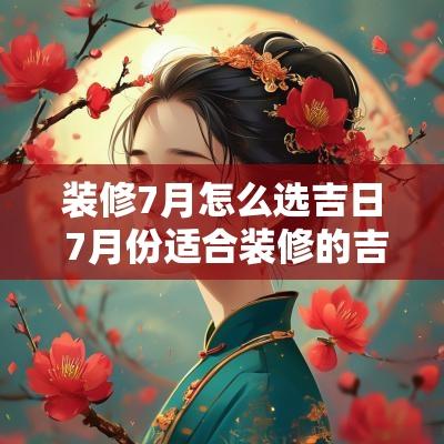 装修7月怎么选吉日 7月份适合装修的吉日