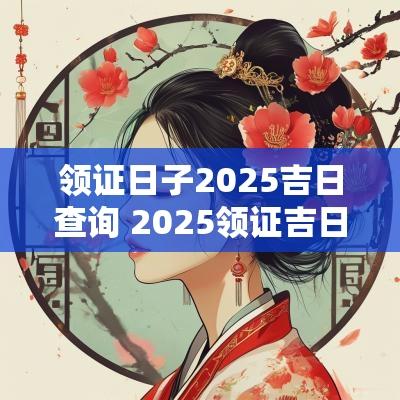 领证日子2025吉日查询 2025领证吉日老黄历查询