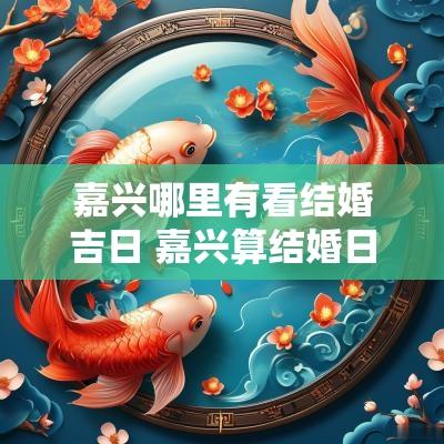 嘉兴哪里有看结婚吉日 嘉兴算结婚日子