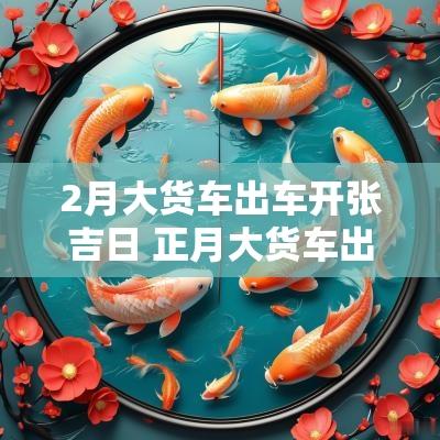 2月大货车出车开张吉日 正月大货车出车开张吉日