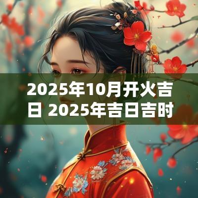 2025年10月开火吉日 2025年吉日吉时大全表
