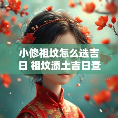 小修祖坟怎么选吉日 祖坟添土吉日查询表