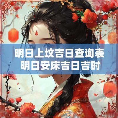 明日上坟吉日查询表 明日安床吉日吉时查询