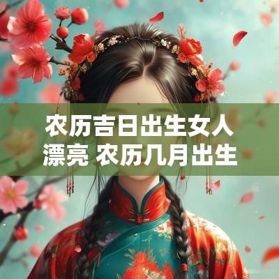 农历吉日出生女人漂亮 农历几月出生的女人福气好