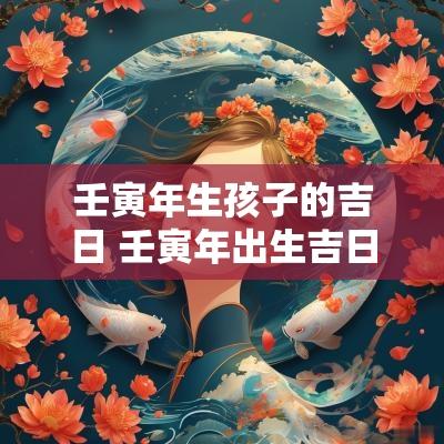 壬寅年生孩子的吉日 壬寅年出生吉日大全表