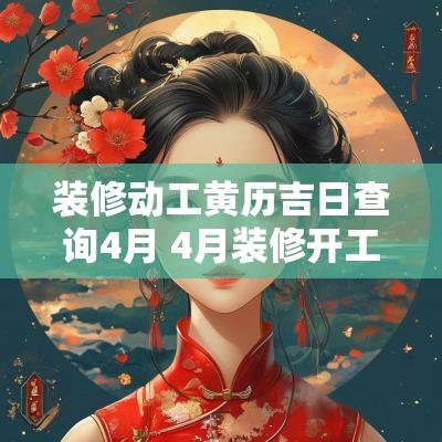 装修动工黄历吉日查询4月 4月装修开工黄道吉日查询