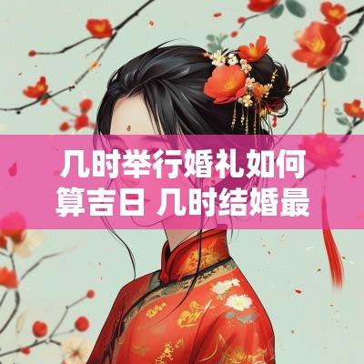 几时举行婚礼如何算吉日 几时结婚最好