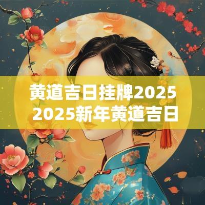 黄道吉日挂牌2025 2025新年黄道吉日
