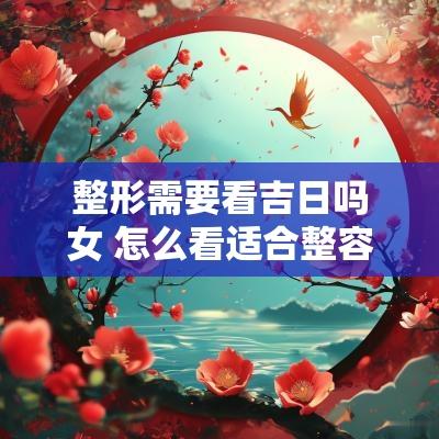 整形需要看吉日吗女 怎么看适合整容的吉日