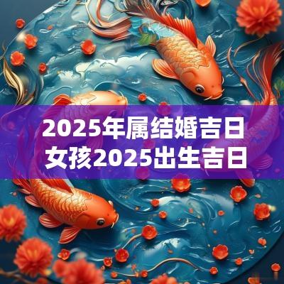 2025年属结婚吉日 女孩2025出生吉日