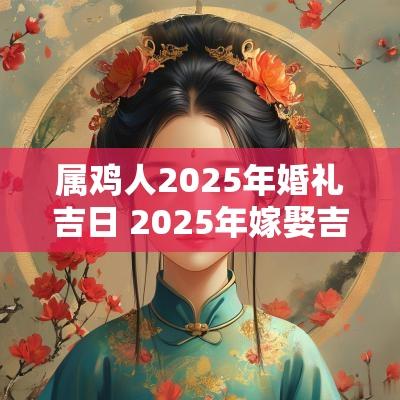 属鸡人2025年婚礼吉日 2025年嫁娶吉日属鸡女