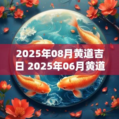 2025年08月黄道吉日 2025年06月黄道吉日