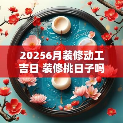 20256月装修动工吉日 装修挑日子吗哪天是动工吉日