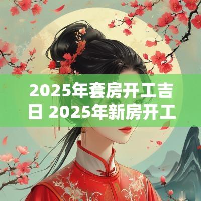 2025年套房开工吉日 2025年新房开工黄道吉日