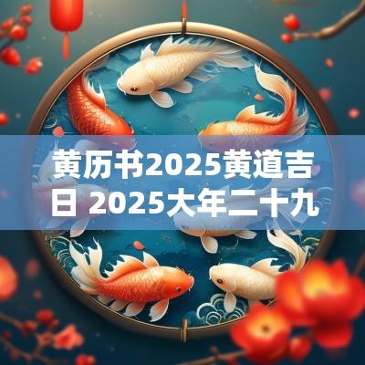 黄历书2025黄道吉日 2025大年二十九黄历