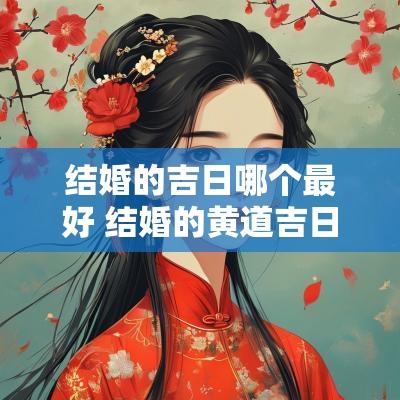 结婚的吉日哪个最好 结婚的黄道吉日怎么选