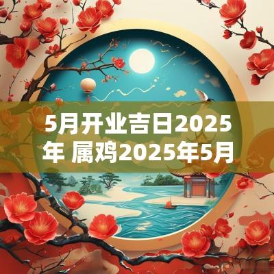 5月开业吉日2025年 属鸡2025年5月吉日
