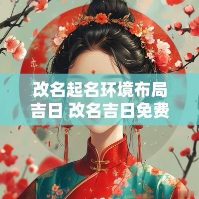 改名起名环境布局吉日 改名吉日免费查询