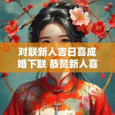 对联新人吉日喜成婚下联 恭贺新人喜结良缘对联
