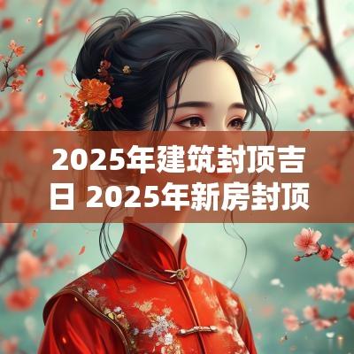 2025年建筑封顶吉日 2025年新房封顶吉日