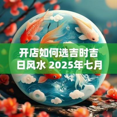 开店如何选吉时吉日风水 2025年七月开店吉日